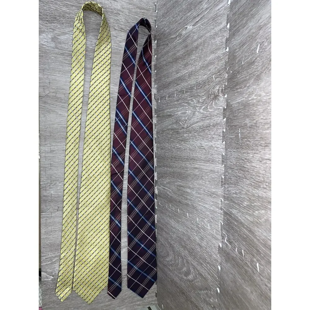 Nautica Men's Silk Tie Set 3pc Geometric Multicolor Classic Length‎